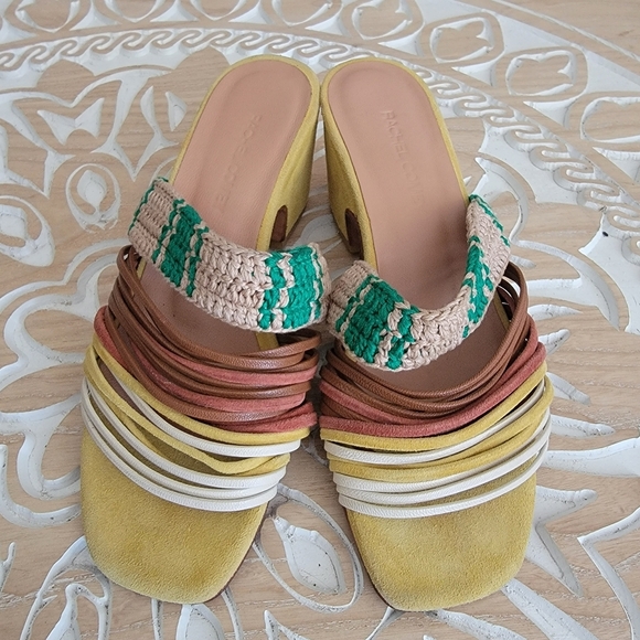 Rachel Comey TEJANI MULE - MULTI Strappy Sandal Sz 5.5 - Picture 8 of 8